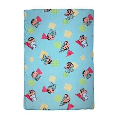 蠟筆小新 C111006-B 140x200CM 涼感雙層毛毯