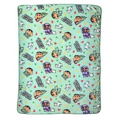 蠟筆小新 C111016 140x175CM 法蘭絨毛毯