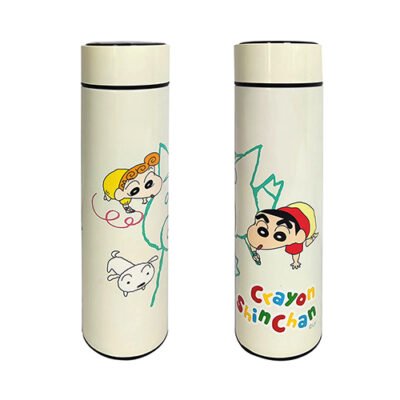 蠟筆小新 C111035 Ø6.5x22.5CM LED溫度顯示保溫瓶 (500ML)