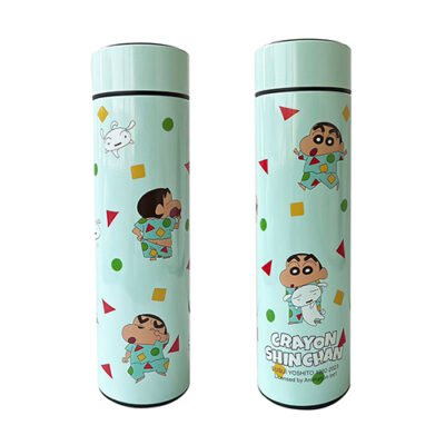 蠟筆小新 C111037 Ø6.5x22.5CM LED溫度顯示保溫瓶 (500ML)