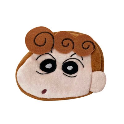 蠟筆小新 C112016 15.5x12CM 頭型絨毛化妝包