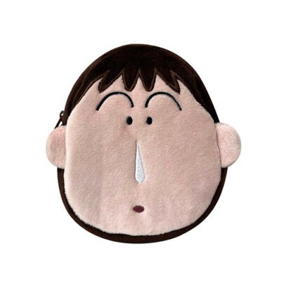 蠟筆小新 C112016 15.5x12CM 頭型絨毛化妝包