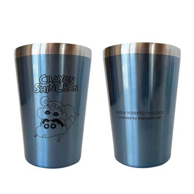 蠟筆小新 C112047 Ø8.5x12.4CM 不鏽鋼杯 (1套2裝)
