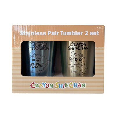 蠟筆小新 C112047 Ø8.5x12.4CM 不鏽鋼杯 (1套2裝)
