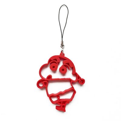 蠟筆小新 C113009 6.6*8CM 硅膠簍空掛飾