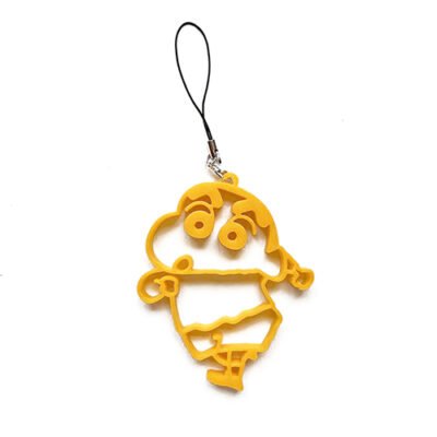 蠟筆小新 C113009 6.6*8CM 硅膠簍空掛飾