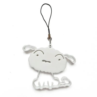 蠟筆小新 C113009 6.6*8CM 硅膠簍空掛飾