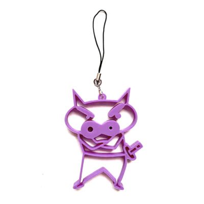 蠟筆小新 C113009 6.6*8CM 硅膠簍空掛飾